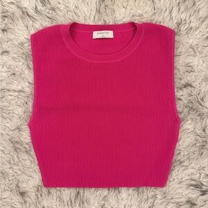 Babaton Sculpt Knit Muscle Tank - Granita Pink